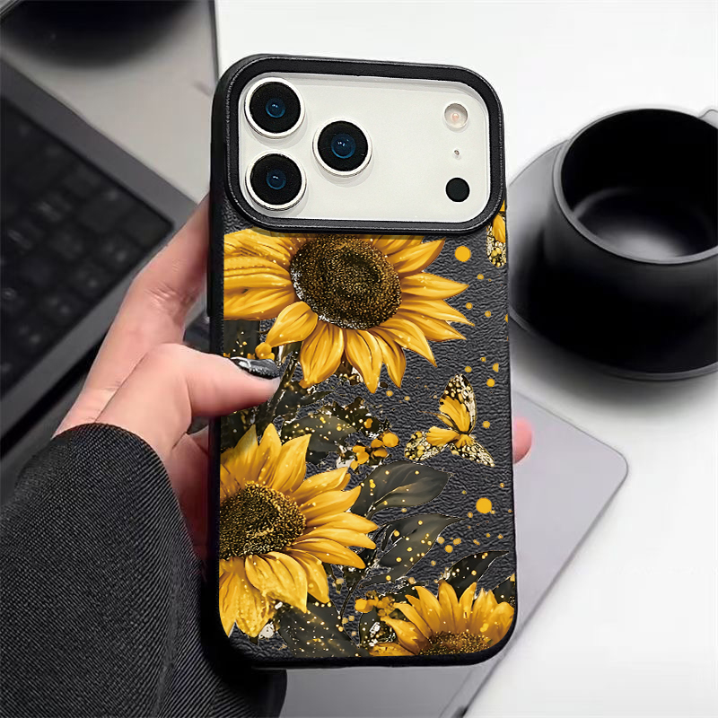 Phone Cases Leather - Casing HP TPU Tekstur Kulit Untuk