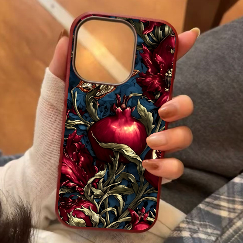 Phone Cases Aesthetic - Casing HP Seni TPU Delima Vintage