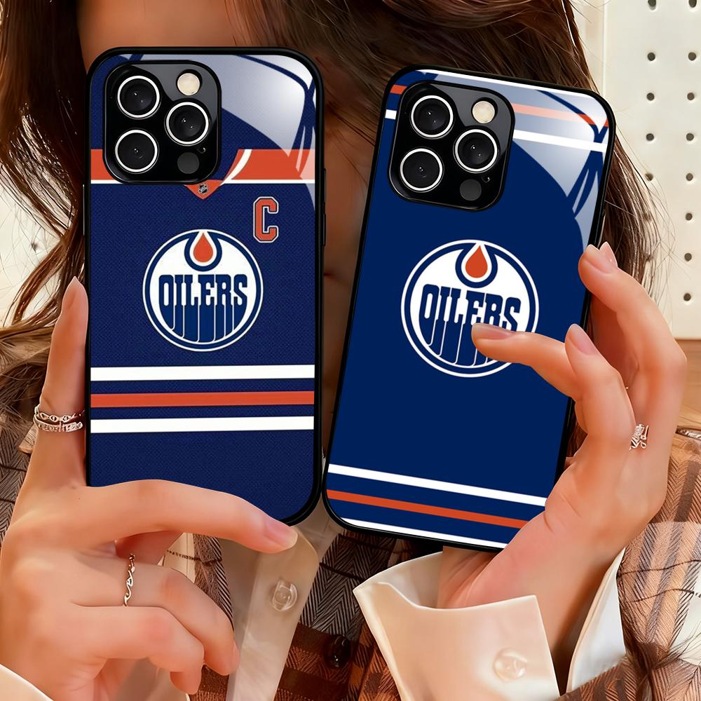 Phone Cases Edmonton - Casing Ponsel Edmonton Oilers Untuk iPhone