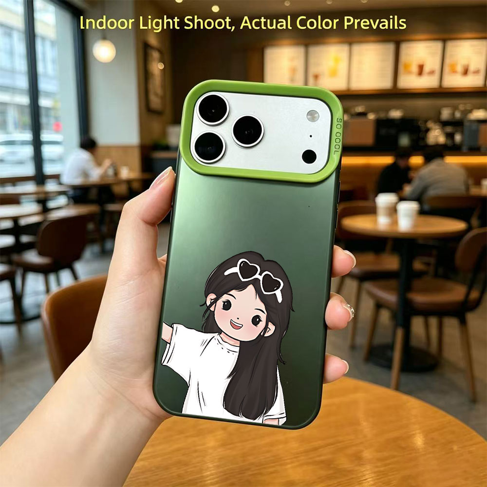 Phone Cases Xr Cute - Casing HP Matte IMD Motif Gadis