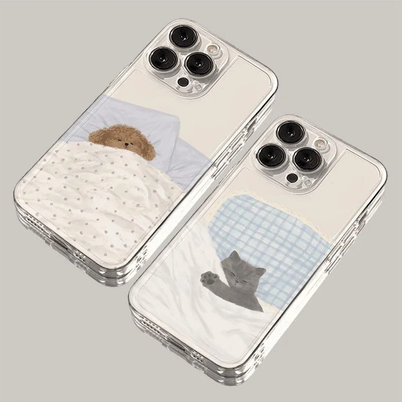 Phone Cases Xr Cute - Casing Ponsel Kartun Kucing Anjing Lucu