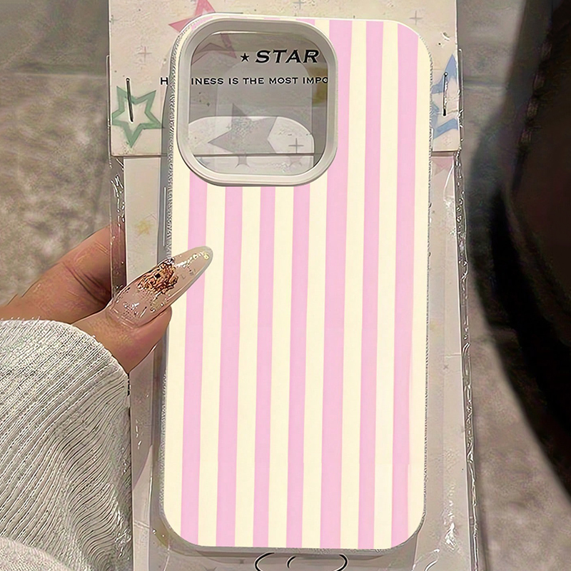 Phone Cases Australia - Casing Ponsel Motif Leci Garis Vertikal