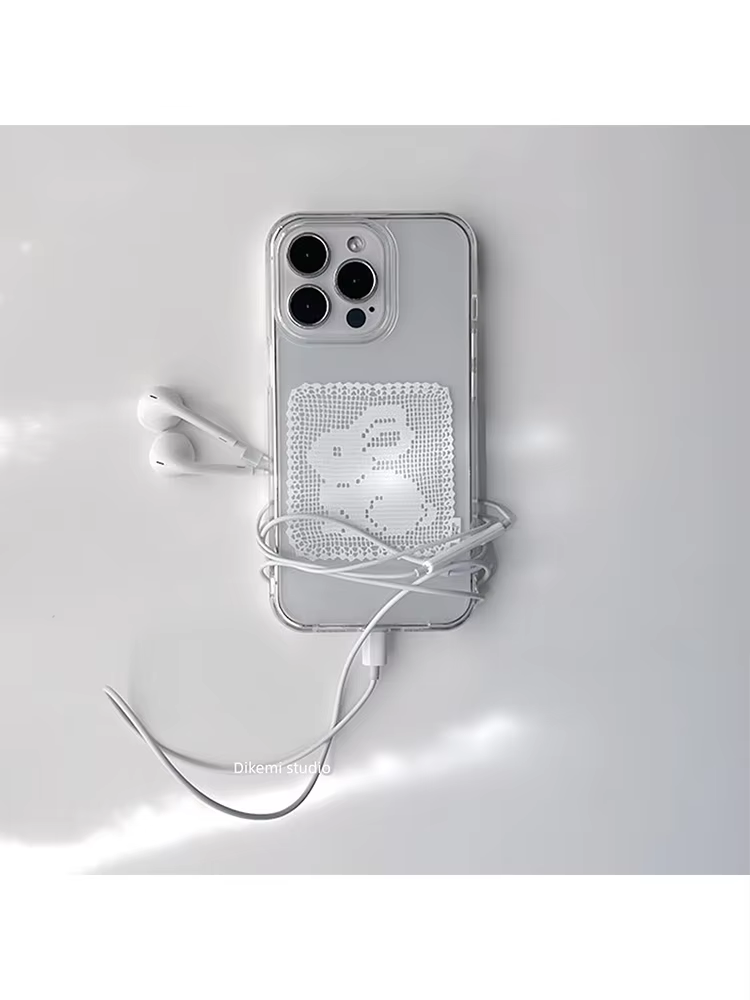 Phone Cases Xr Cute - Casing HP Korea Motif Renda Putih