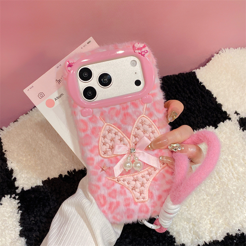 Phone Cases For Iphone 17 - Casing HP Mewah Motif Bikini Leopard