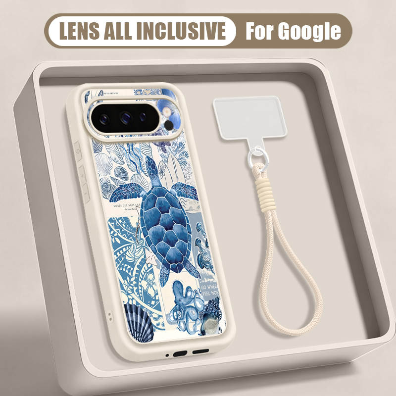 Phone Cases With Straps - Casing Tali Pergelangan Tangan Motif Penyu