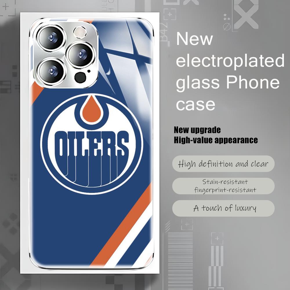Phone Cases Edmonton - FASHION Edmonton O-Oilers Casing Ponsel Untuk