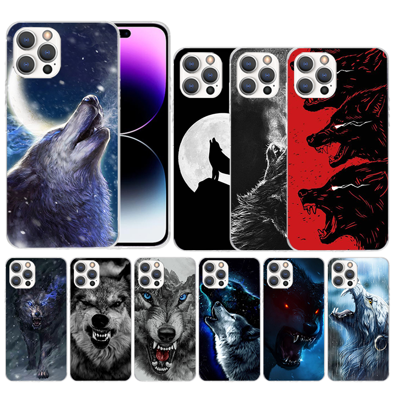 Phone Cases That Fit Iphone 16E - Casing HP Angry Animal Wolf Fierce