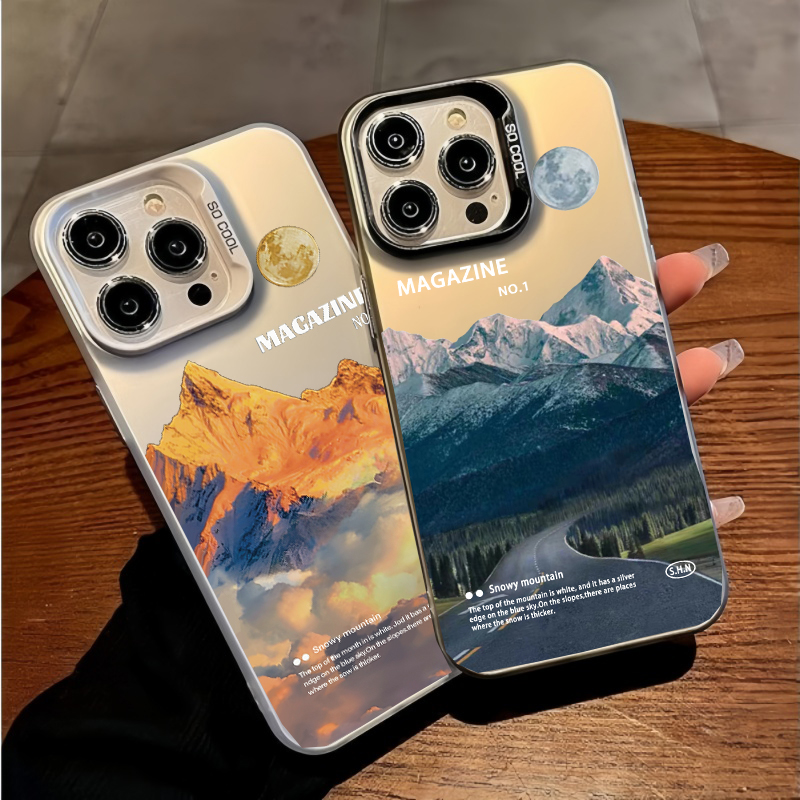 Phone Cases Vogue - Casing Ponsel Pemandangan Jalan Gunung Bersalju