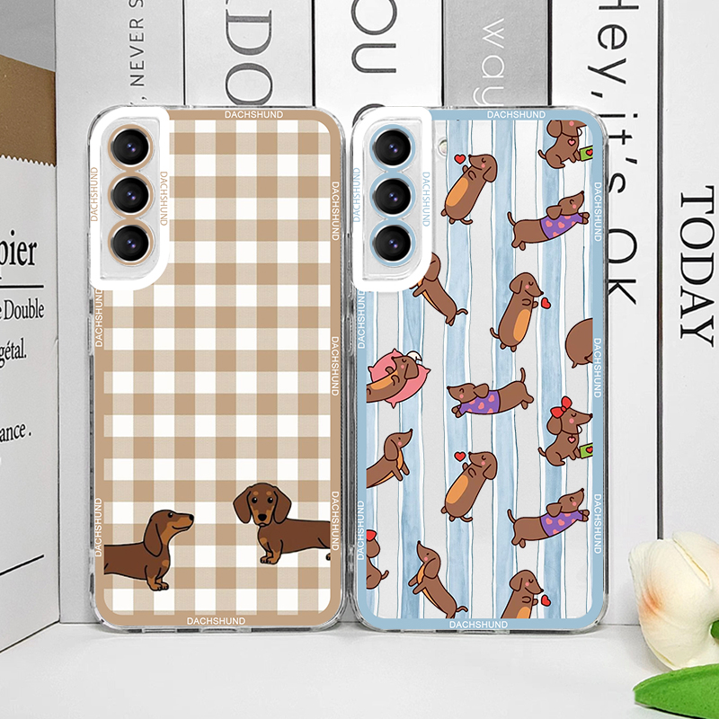 Phone Cases Samsung S23 - Casing Ponsel Anjing Sosis Lucu untuk