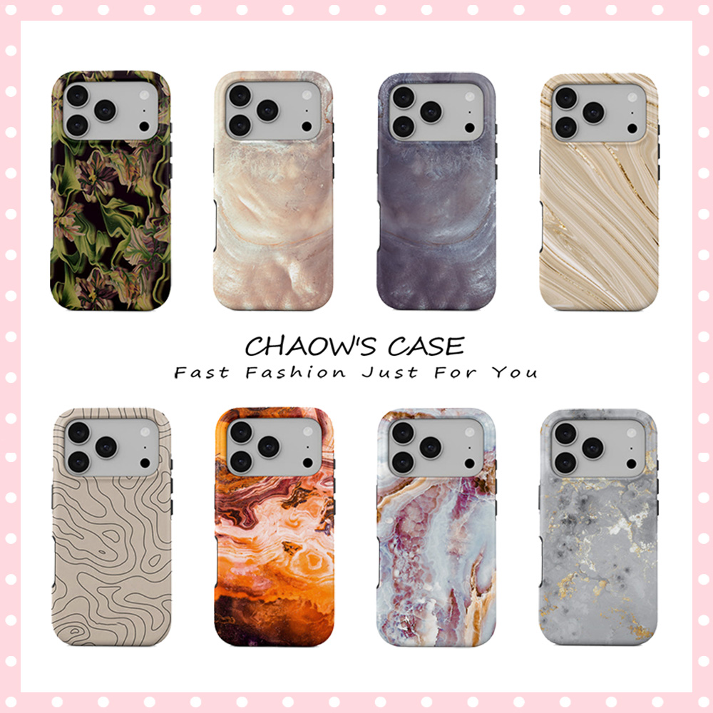 Phone Cases Burga - Casing Ponsel Seri Tekstur Marmer Mewah