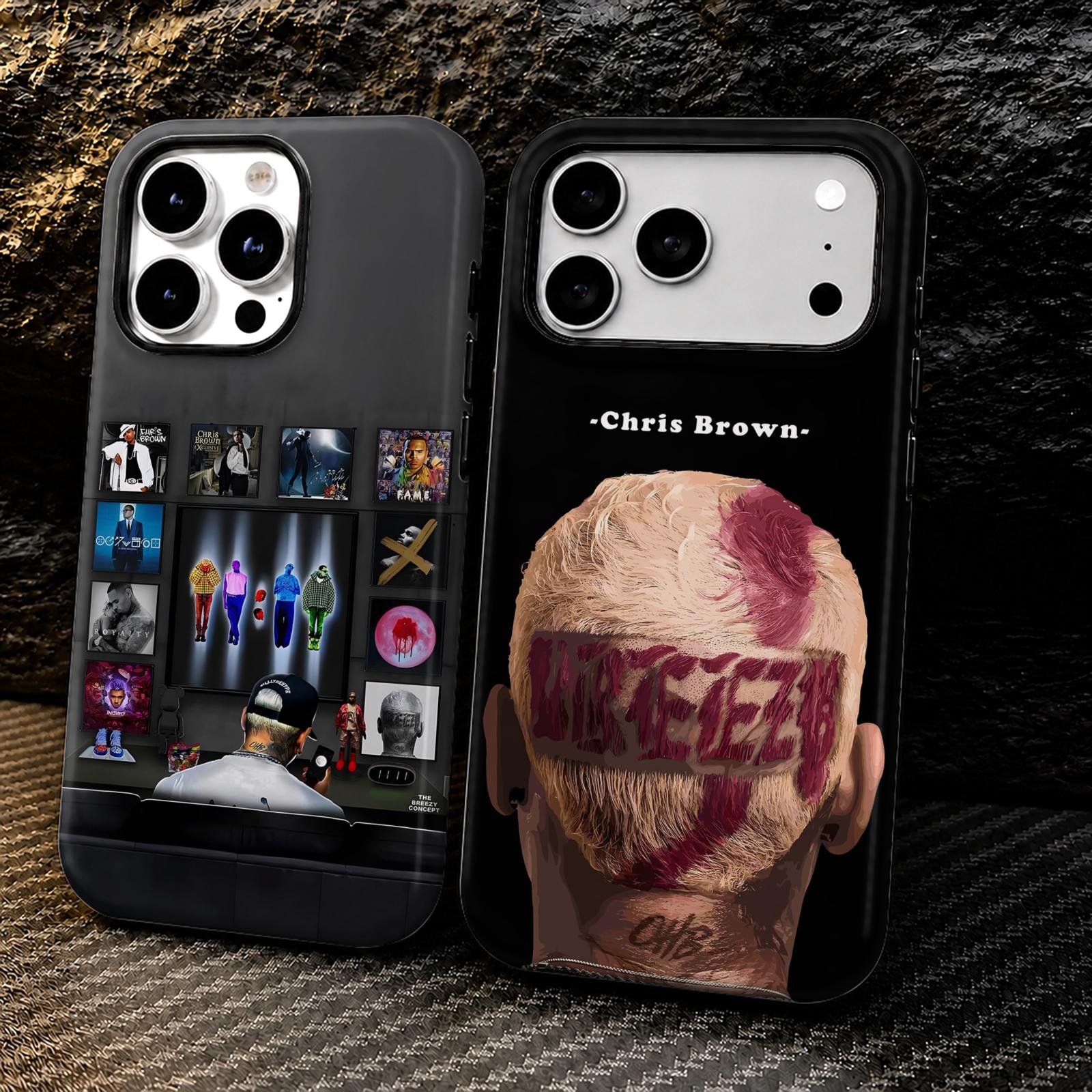 Phone Cases For Iphone 17 - Casing HP Rap C-Chris B-Brown untuk
