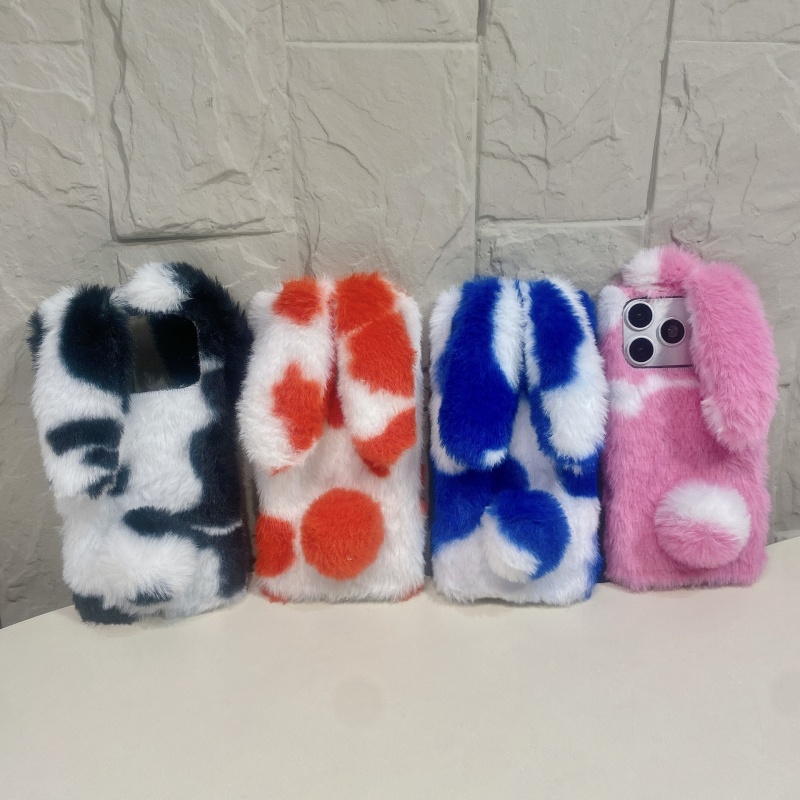 Phone Cases For Iphone 17 - Casing HP Bulu Desain Kelinci Lucu