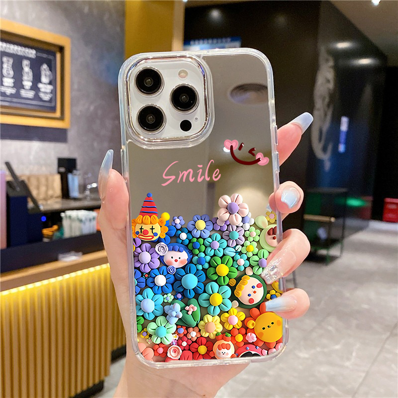 Casing Ponsel Cermin Rias Bung - Phone Cases Aesthetic ulasan dan harga