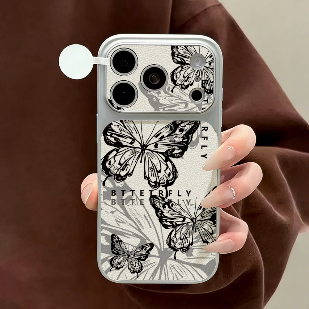 Casing HP Kulit PU Kupu-kupu B - Phone Cases Leather ulasan dan harga