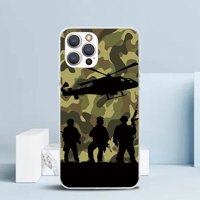 Casing HP Motif Kamuflase Mili - Phone Cases That Fit Iphone 16E ulasan dan harga