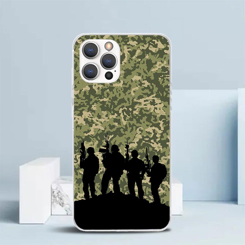 Casing HP Motif Kamuflase Mili - Phone Cases That Fit Iphone 16E ulasan dan harga