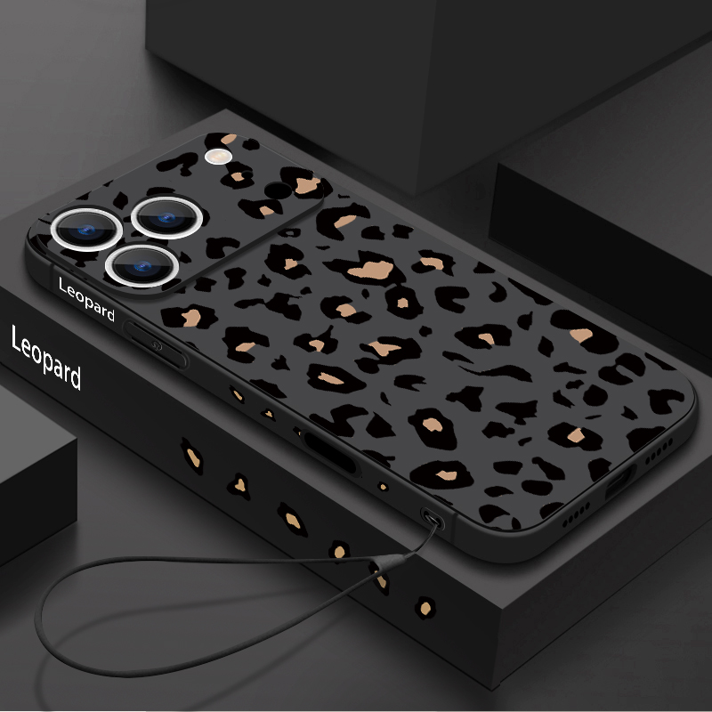 Casing HP TPU Motif Leopard un - Phone Cases With Straps ulasan dan harga