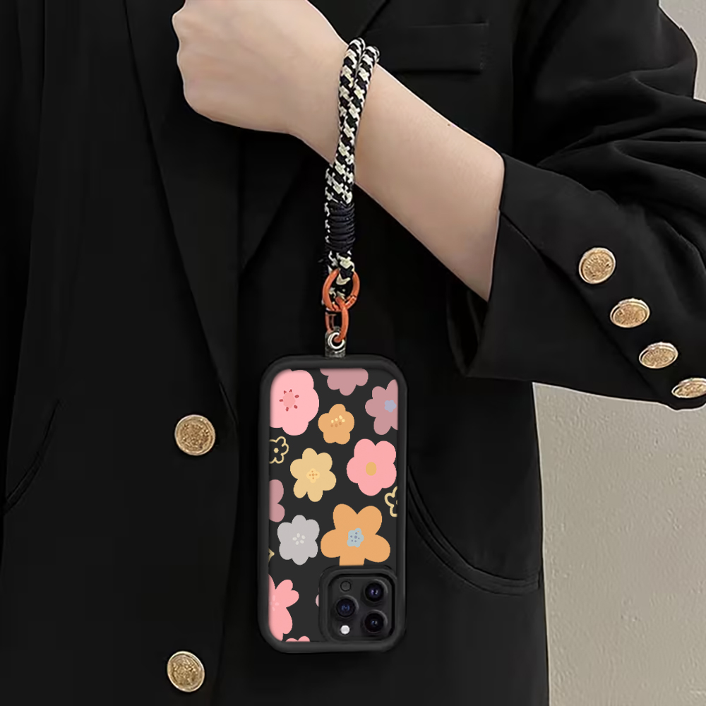Casing Ponsel Tali Bunga Macar - Phone Cases With Straps ulasan dan harga