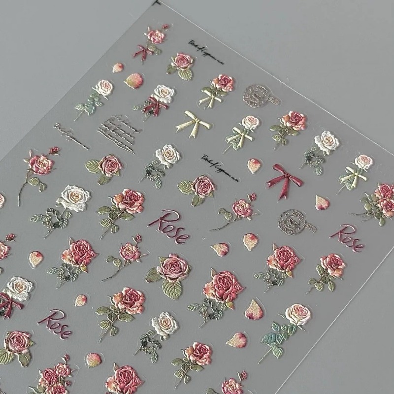 5Pcs Stiker Retro Mawar Esteti - Phone Cases Aesthetic ulasan dan harga