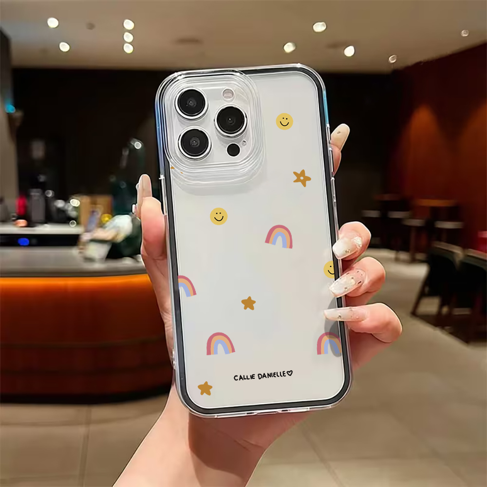 Casing HP Transparan Pelangi L - Phone Cases Xr Cute ulasan dan harga