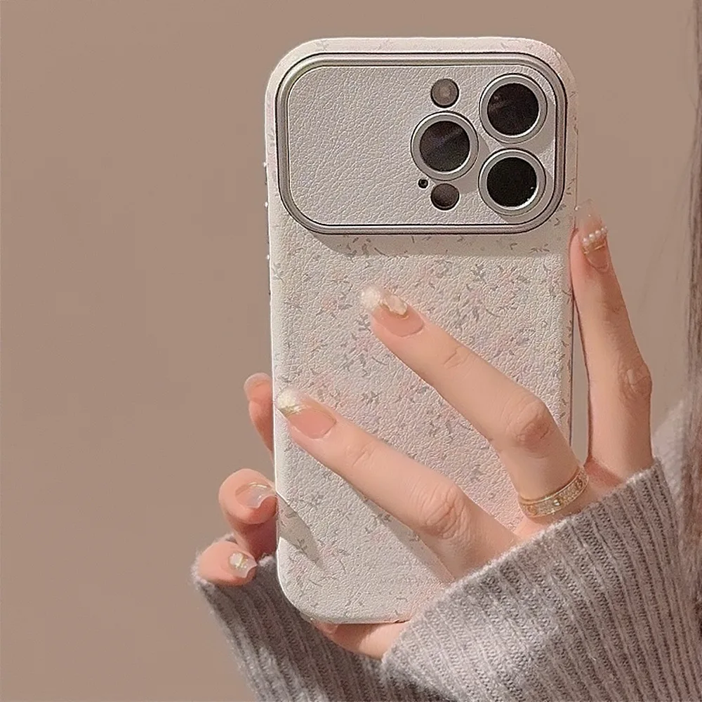 Casing Ponsel Tekstur Kulit Bu - Phone Cases Leather ulasan dan harga