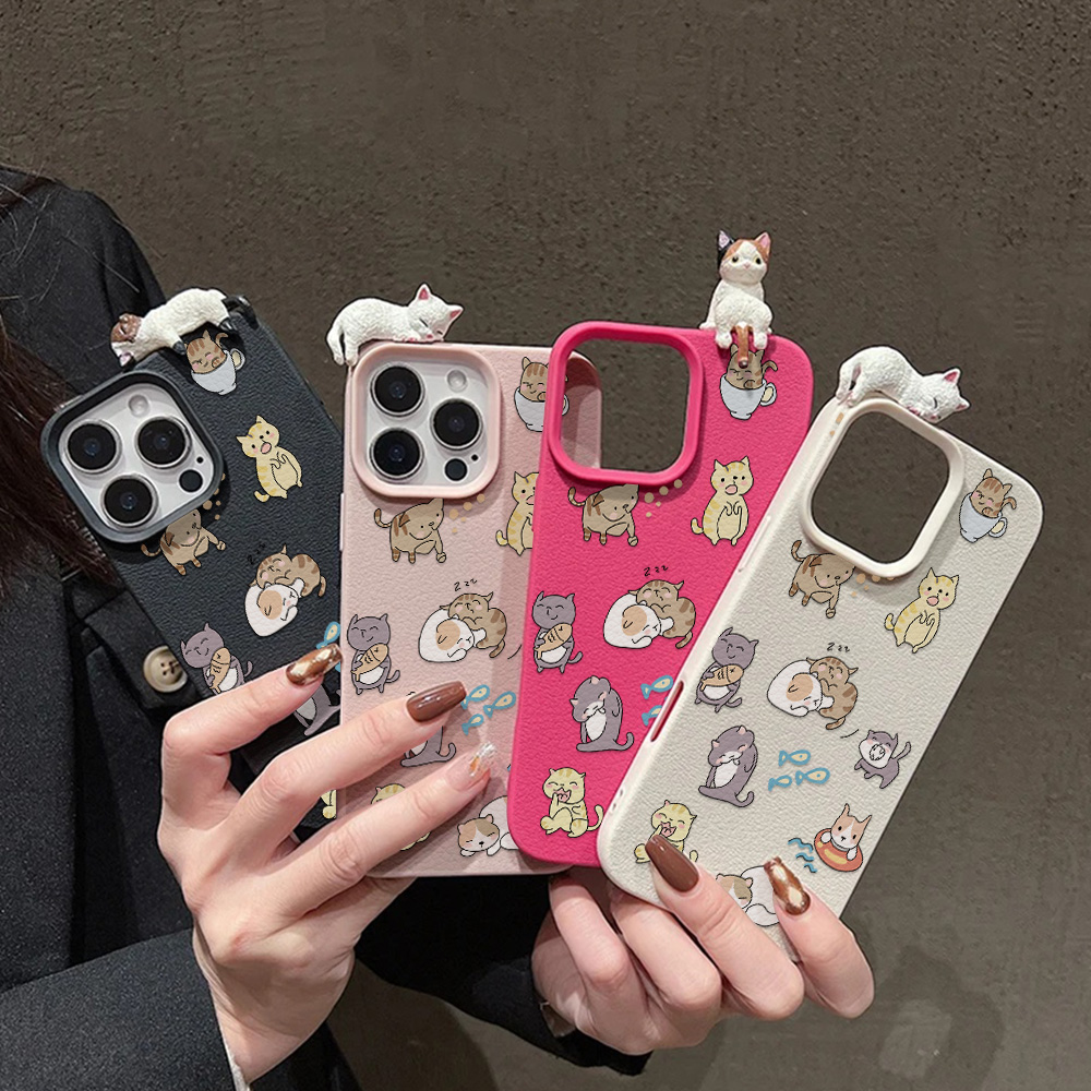 Casing HP Kucing Lucu 3D untuk - Phone Cases Leather ulasan dan harga