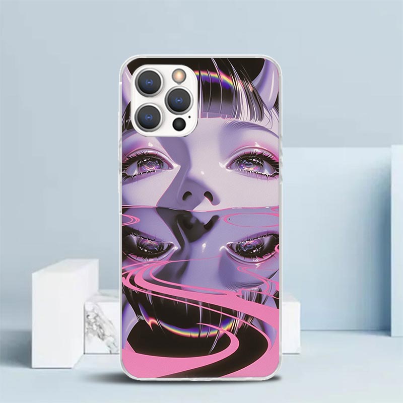 Casing HP Girl Art Punk Soft C - Phone Cases That Fit Iphone 16E ulasan dan harga