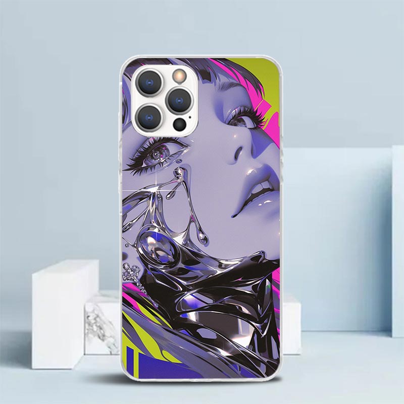 Casing HP Girl Art Punk Soft C - Phone Cases That Fit Iphone 16E ulasan dan harga
