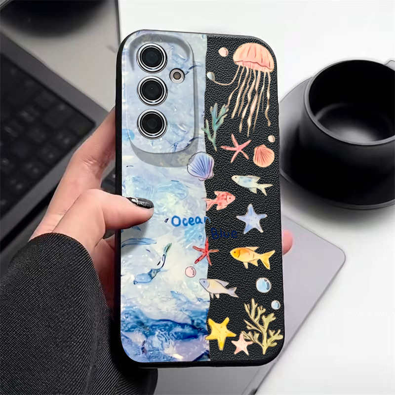 Casing Pola Ikan Paus Udang Ke - Phone Cases Leather ulasan dan harga