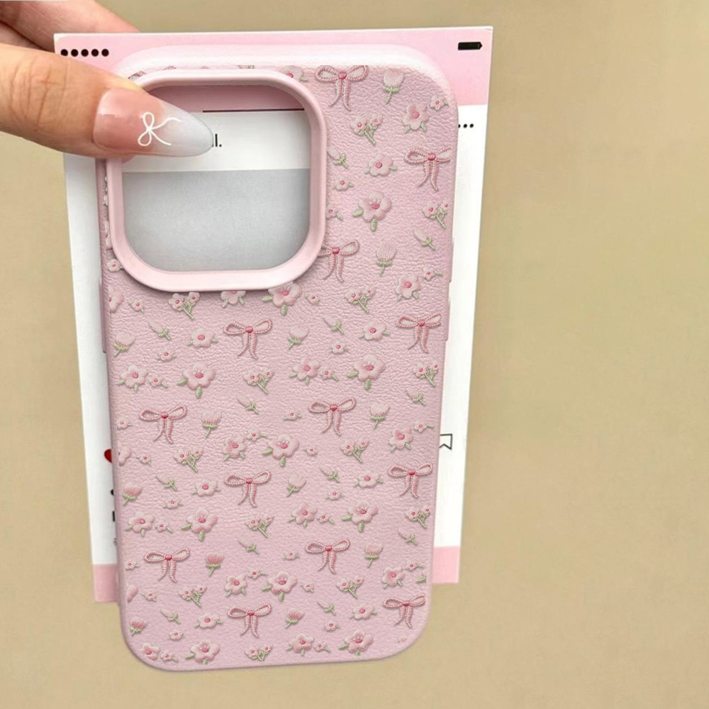 Casing HP Bunga Pink Lucu Untu - Phone Cases Leather ulasan dan harga