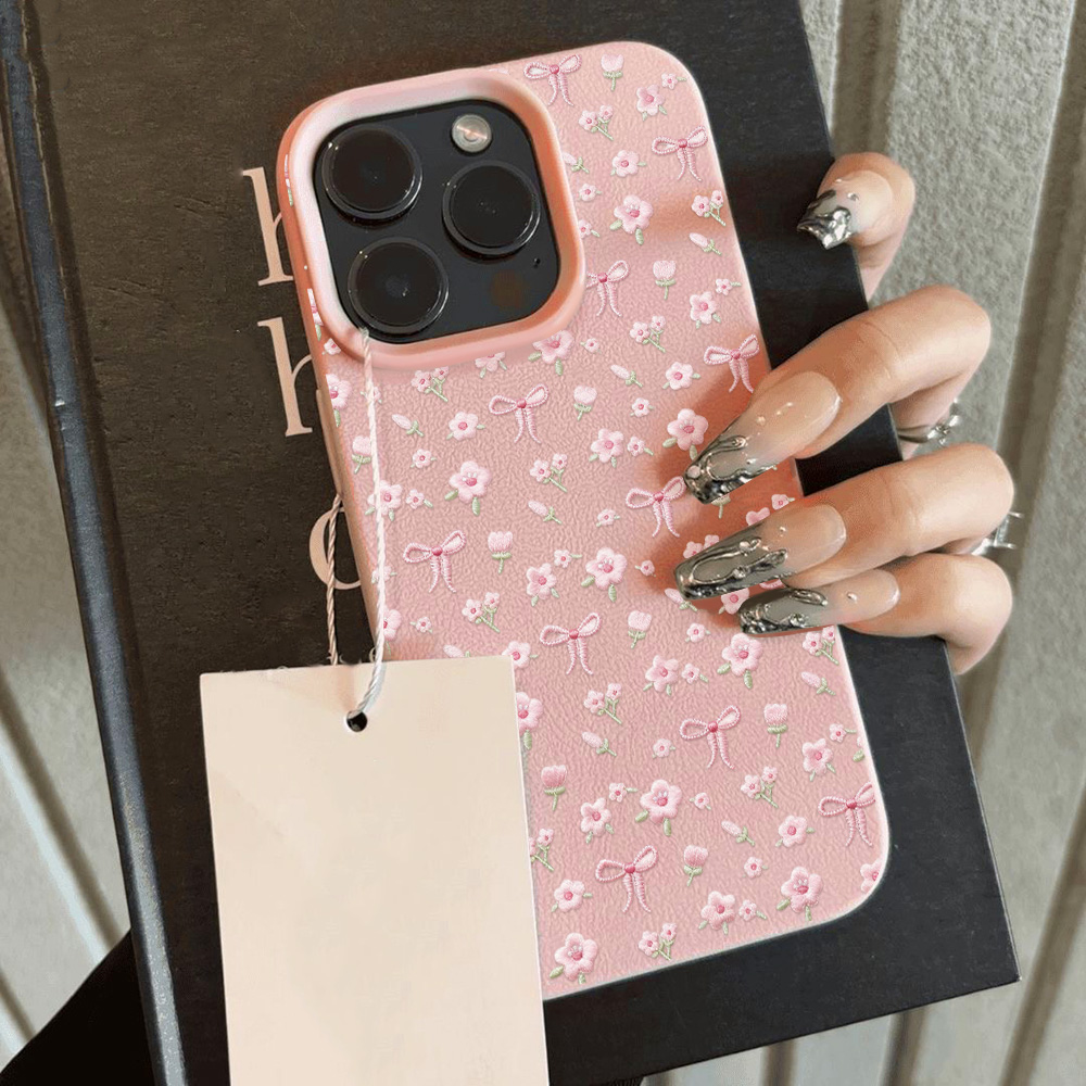 Casing HP Bunga Pink Lucu Untu - Phone Cases Leather ulasan dan harga