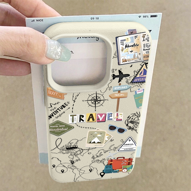 Casing Ponsel Motif Peta Perja - Phone Cases Leather ulasan dan harga