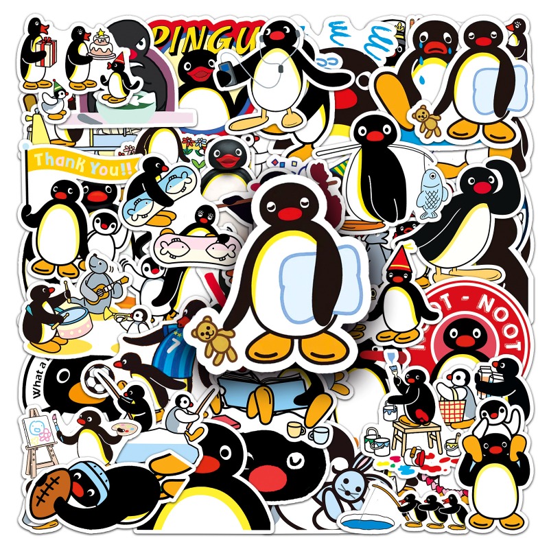50PCS Stiker Pingu Lucu dan Ke - Phone Cases Aesthetic ulasan dan harga