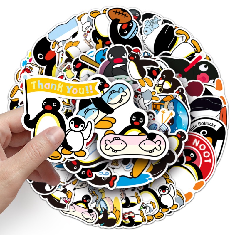 50PCS Stiker Pingu Lucu dan Ke - Phone Cases Aesthetic ulasan dan harga