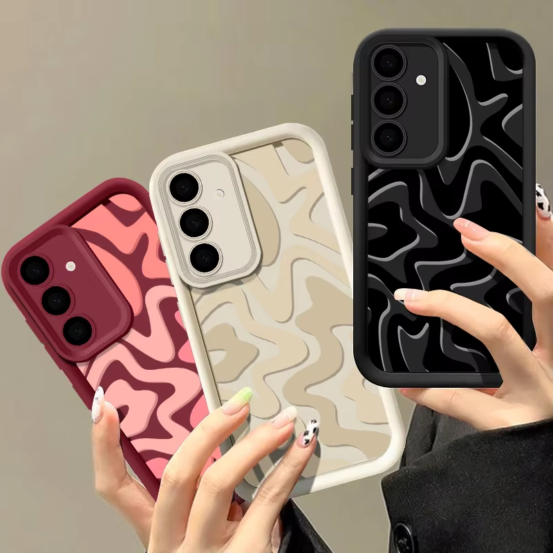 Sarung ponsel pola garis-garis - Phone Cases Burga ulasan dan harga