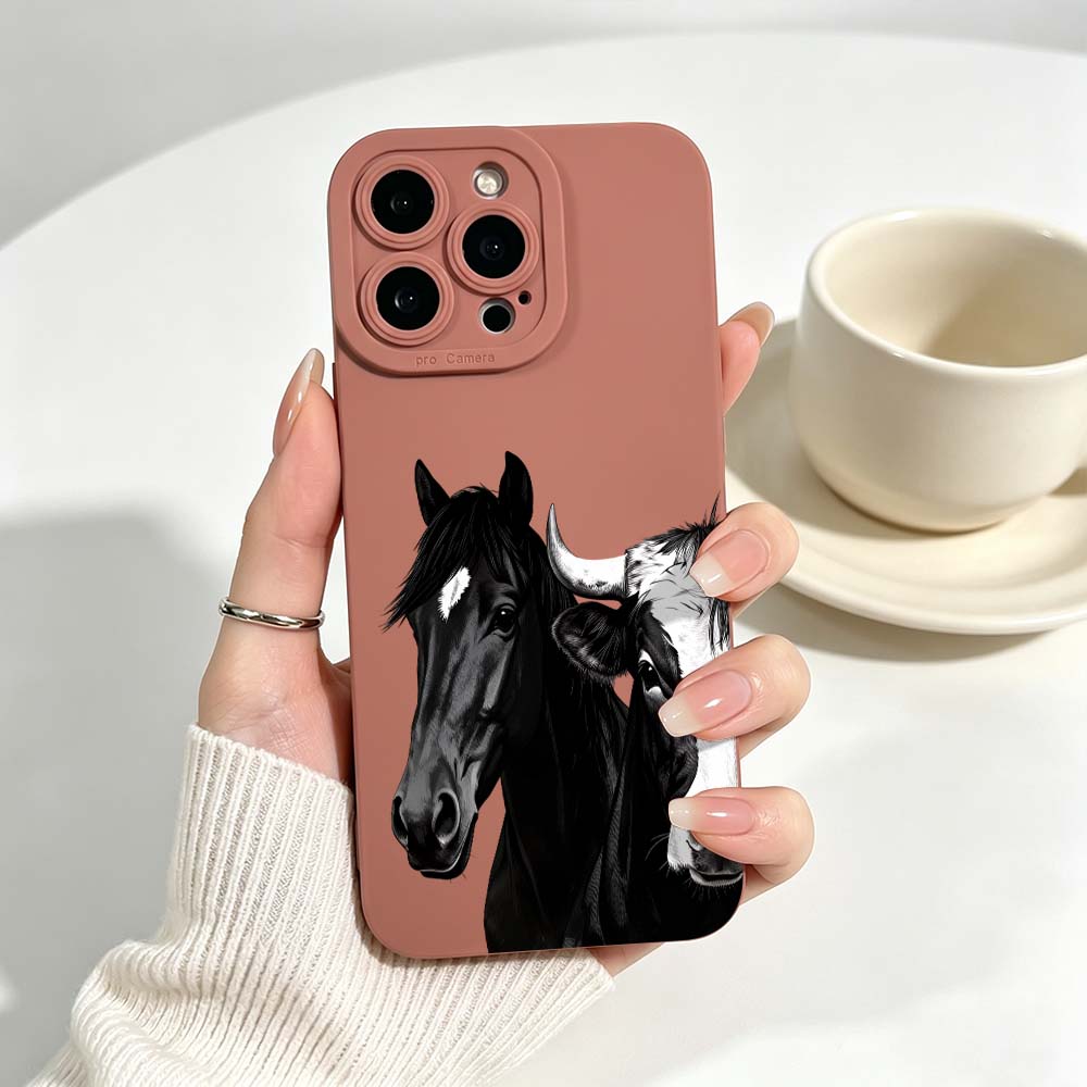 Sarung Ponsel Motif Sapi dan K - Phone Cases Horse ulasan dan harga