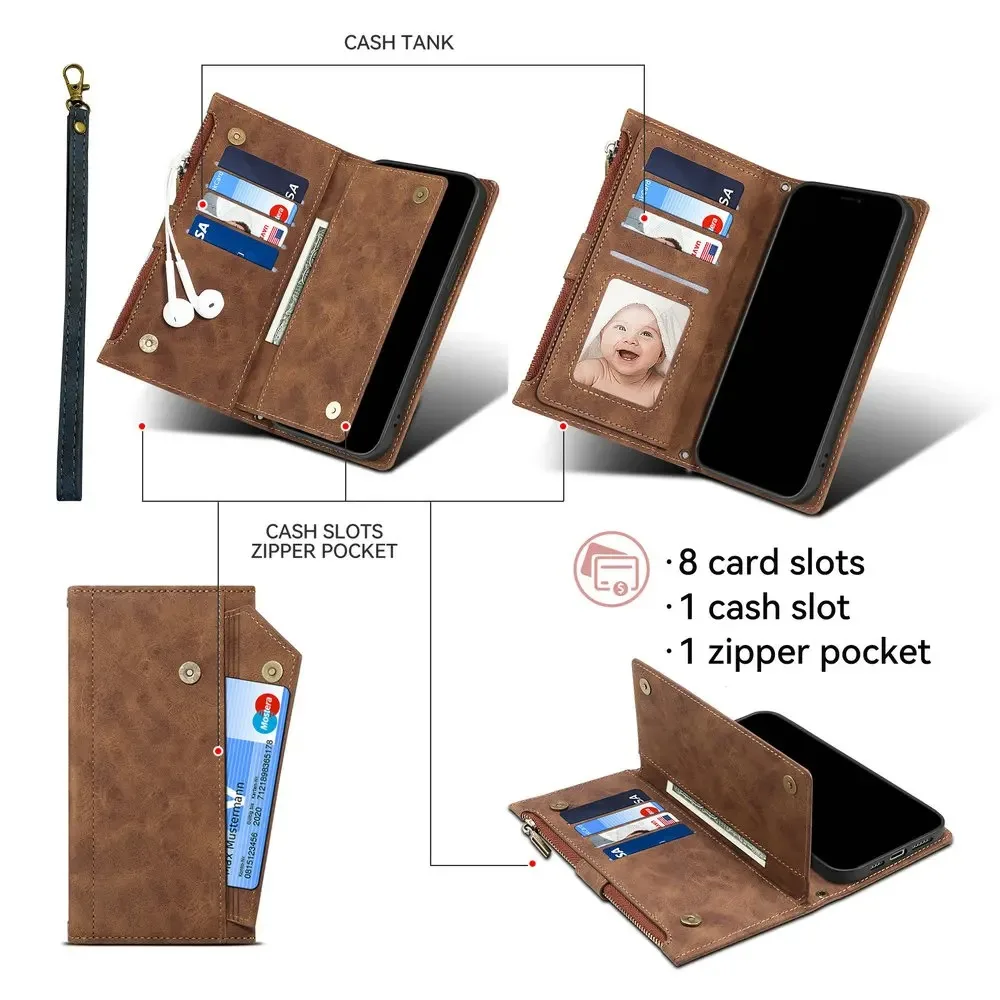 Casing Dompet Ritsleting RFID  - Phone Cases Australia ulasan dan harga