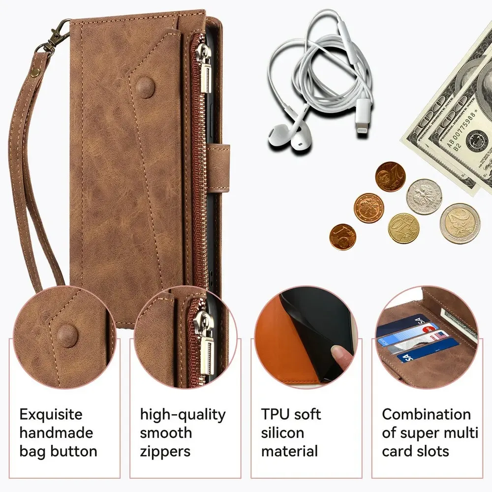 Casing Dompet Ritsleting RFID  - Phone Cases Australia ulasan dan harga