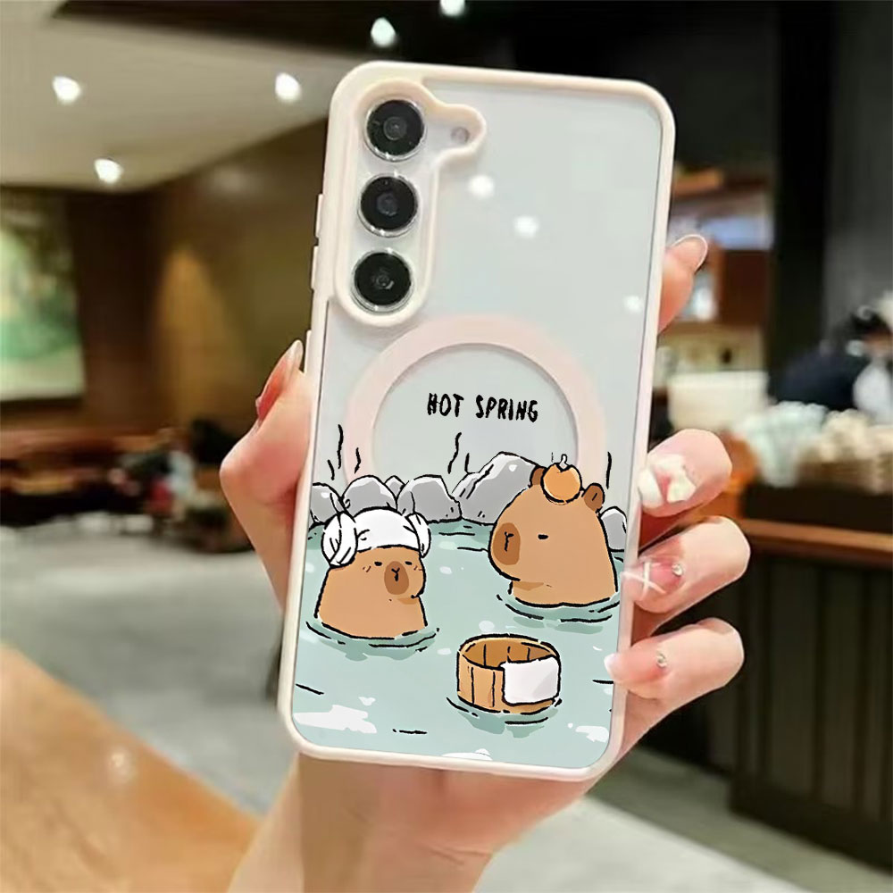 Casing Ponsel Magnetik Transpa - Phone Cases Samsung S23 ulasan dan harga