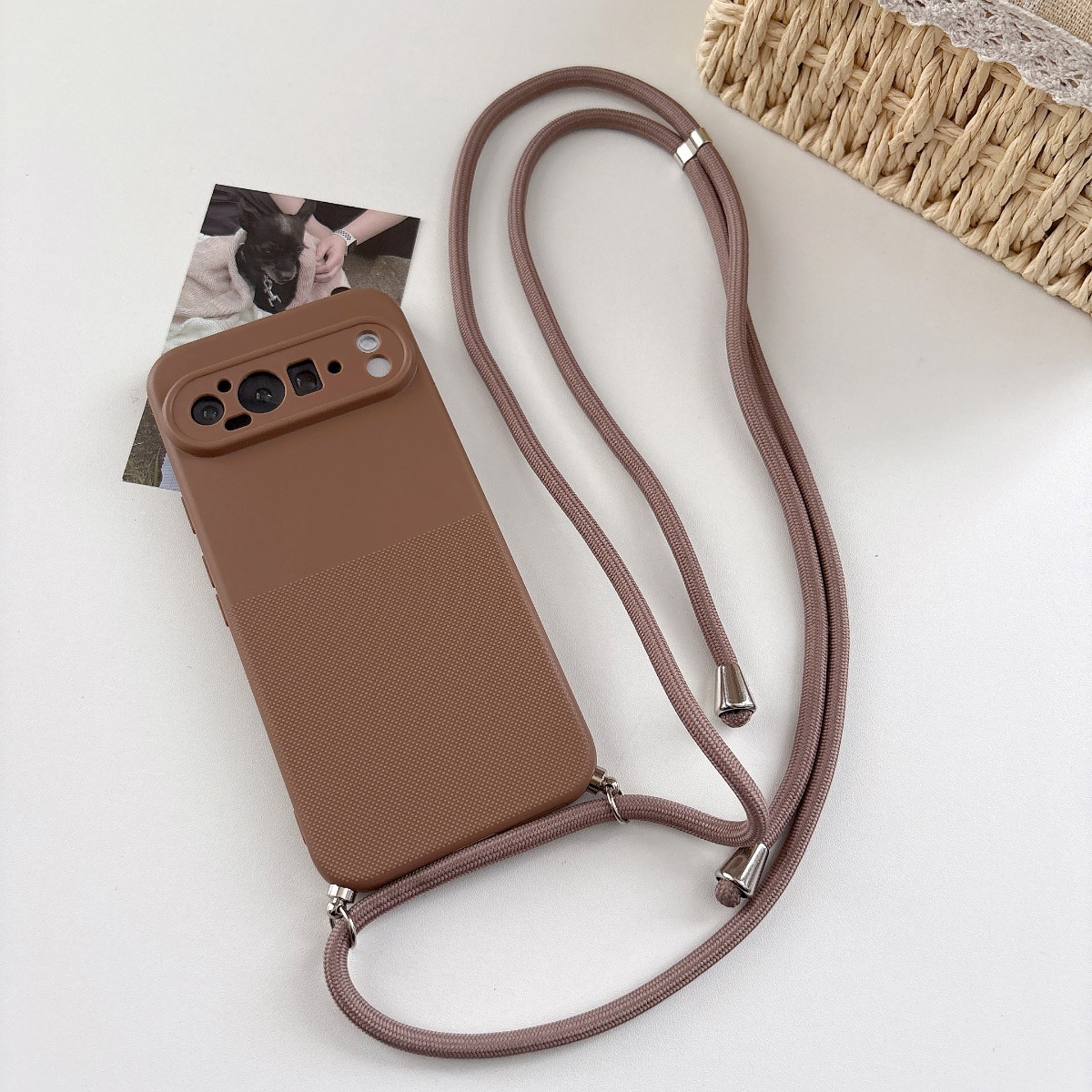 Casing Ponsel TPU Matte dengan - Phone Cases With Straps ulasan dan harga