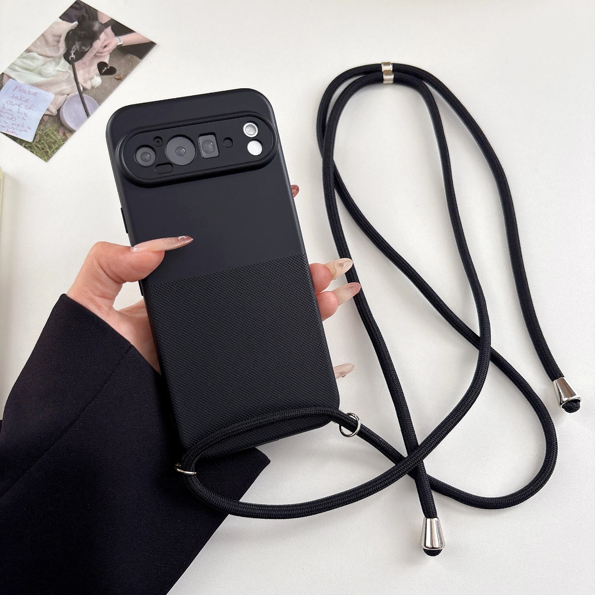 Casing Ponsel TPU Matte dengan - Phone Cases With Straps ulasan dan harga