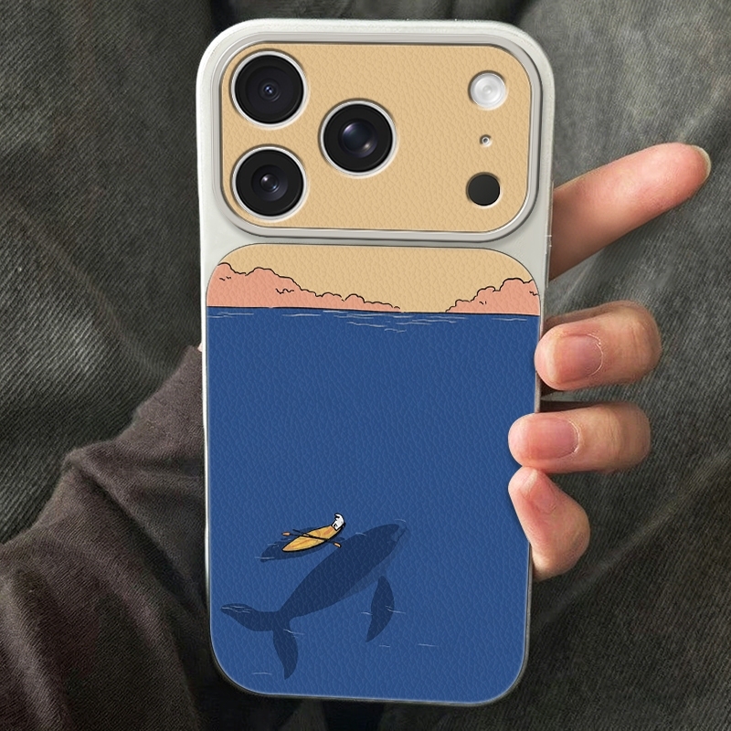 Casing Ponsel Canoe Blue Sea W - Phone Cases Leather ulasan dan harga