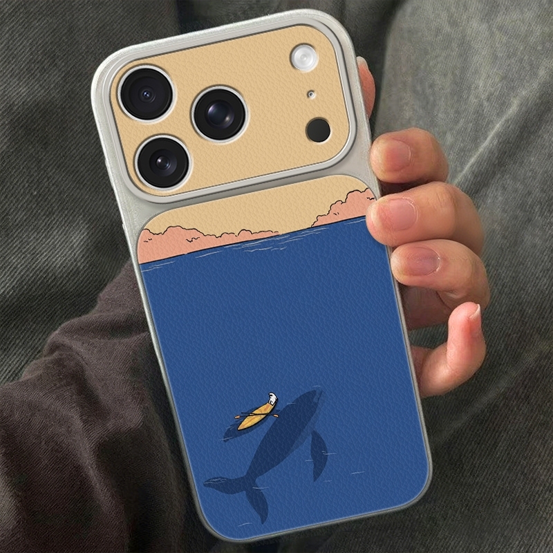 Casing Ponsel Canoe Blue Sea W - Phone Cases Leather ulasan dan harga
