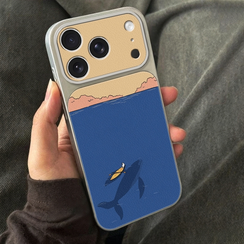 Casing Ponsel Canoe Blue Sea W - Phone Cases Leather ulasan dan harga