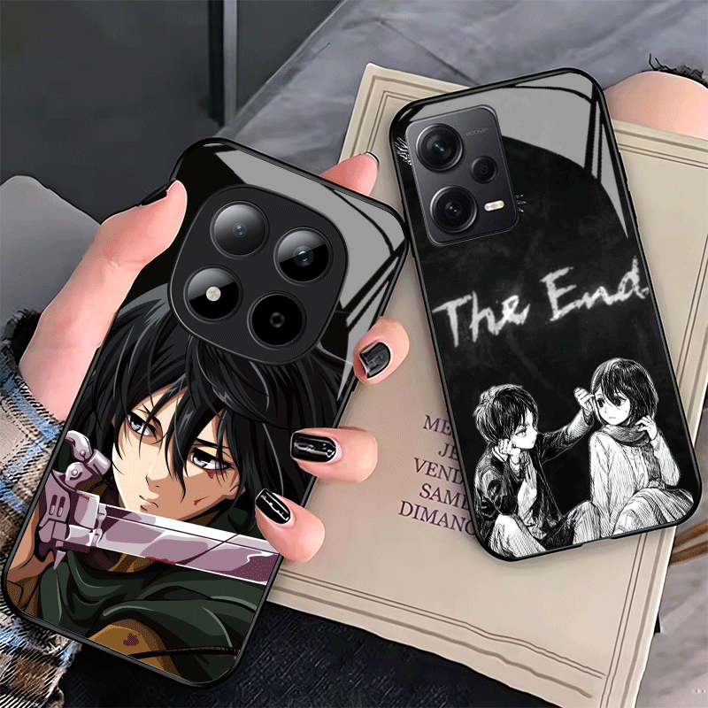 Casing Ponsel Kaca A-Attack On - Phone Cases On Shein ulasan dan harga