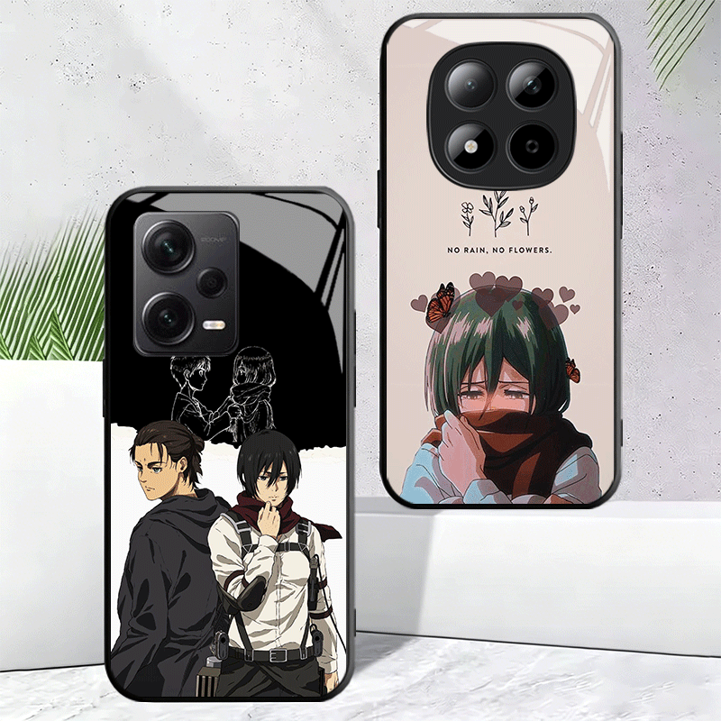 Casing Ponsel Kaca A-Attack On - Phone Cases On Shein ulasan dan harga