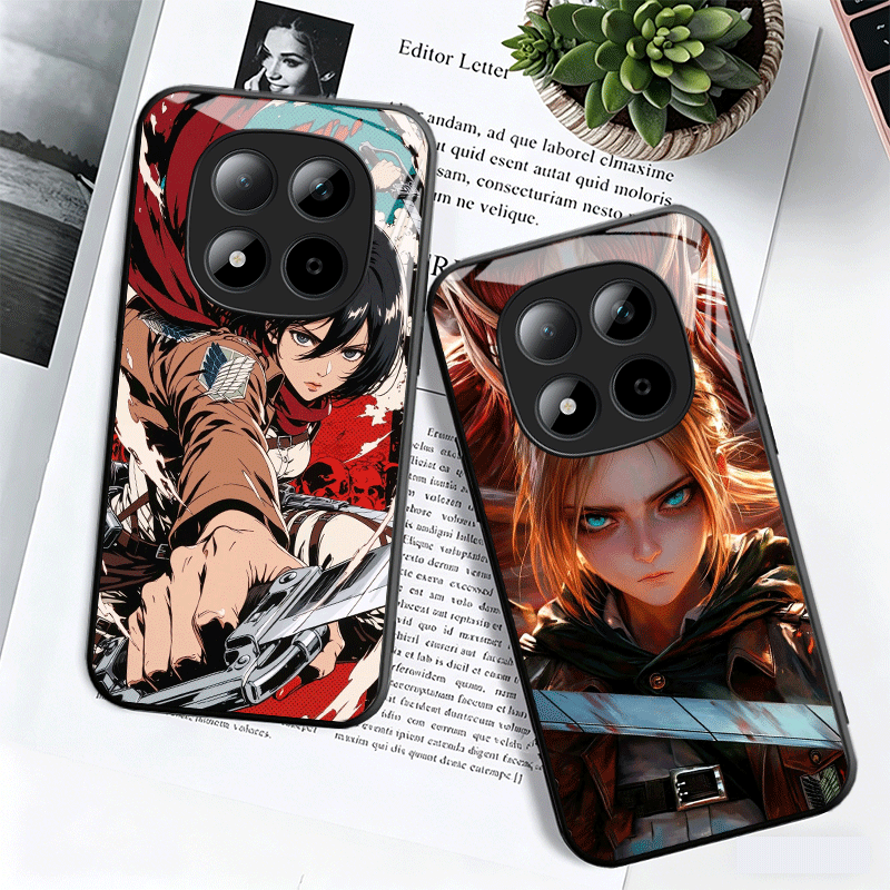 Casing Ponsel Kaca A-Attack On - Phone Cases On Shein ulasan dan harga